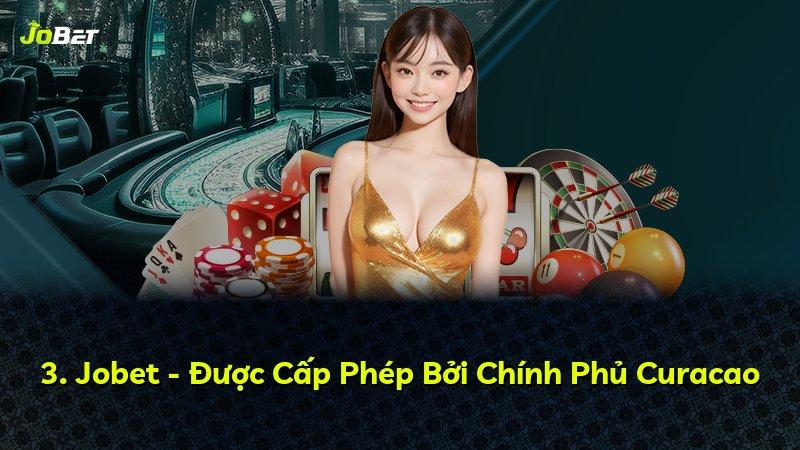 3. Jobet - Được Cấp Phép Bởi Chính Phủ Curacao