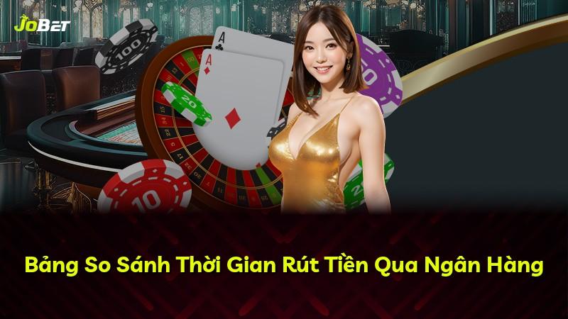 Bảng So Sánh Thời Gian Rút Tiền Qua Ngân Hàng